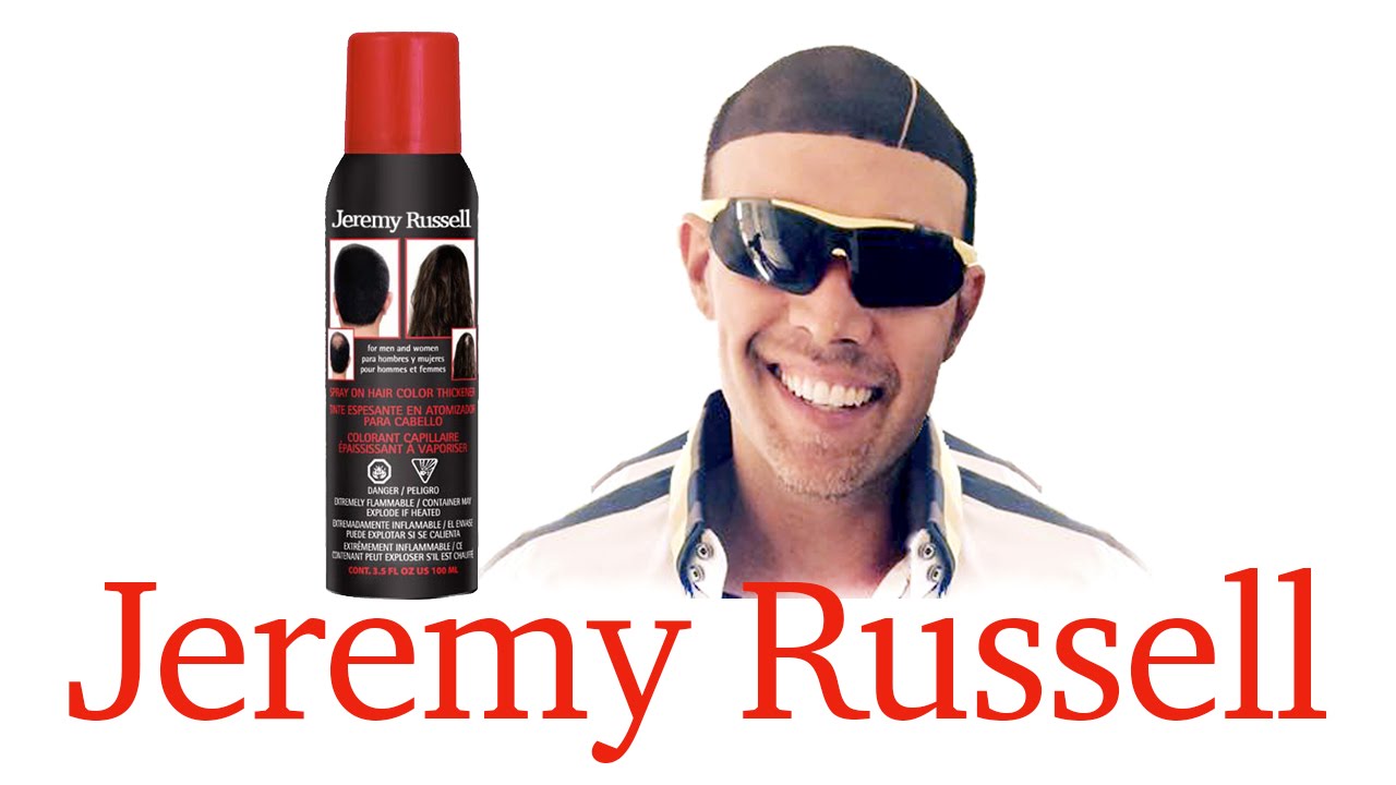 Jeremy Russell Spray On Hair For Men YouTube