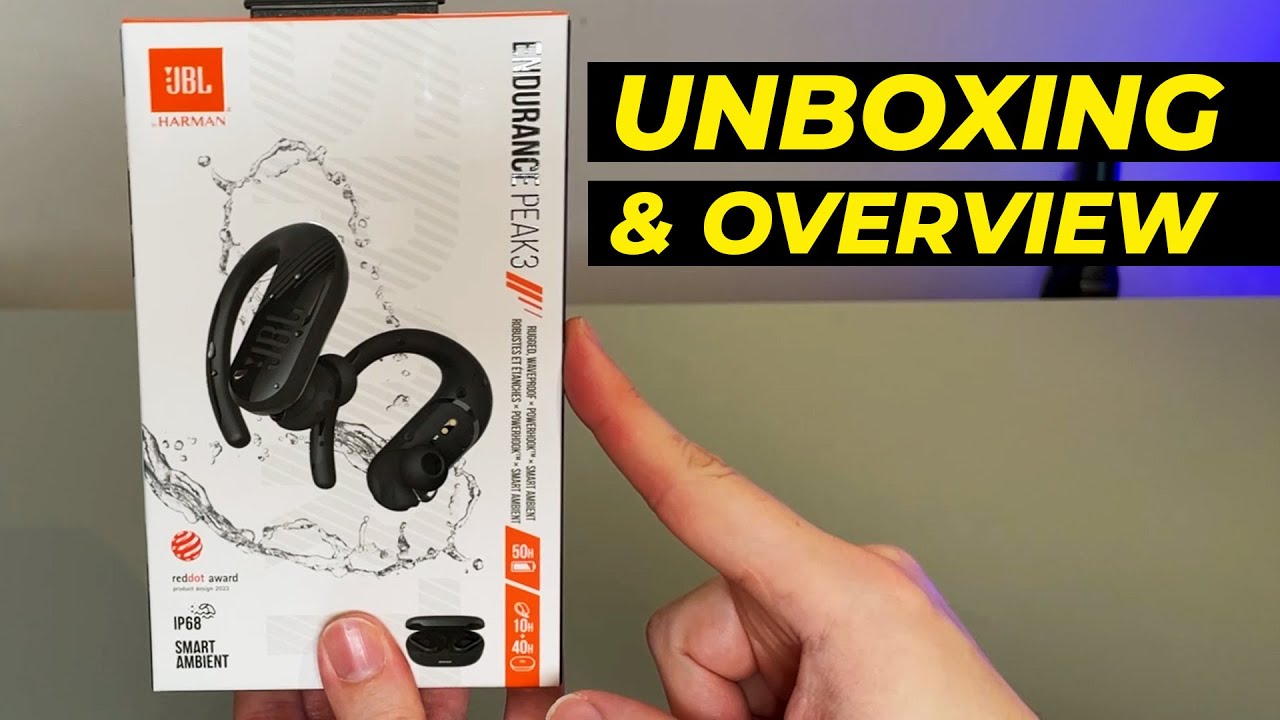 JBL Endurance Peak 3 Unboxing and Specs: First Impressions! 