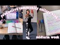 COMMUNITY COLLEGE VLOG: Studying, Job Interview, + Shopping for new house stuff