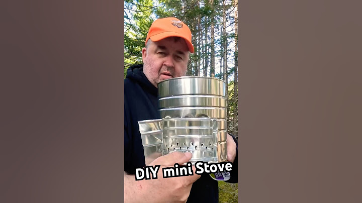 DIY mini stove #camping #lifehacks #bushcraft #survival #ideas #forest #skills #foryoupage