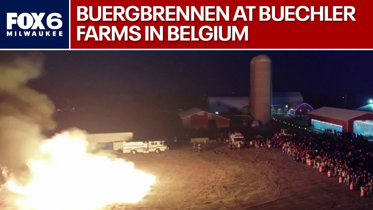 Buergbrennen at Buechler Farms in Belgium | FOX6 News Milwaukee