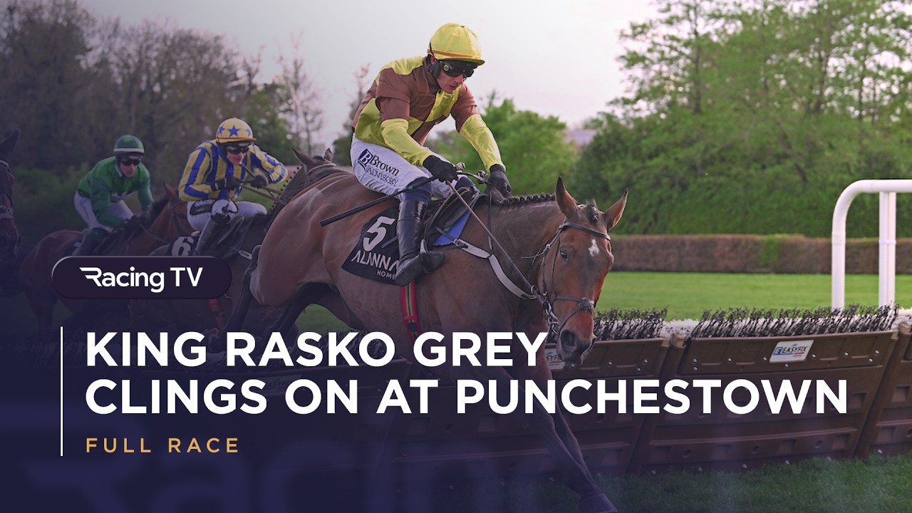 King Rasko Grey clings on at Punchestown | Full Race | 2026 Punchestown ...