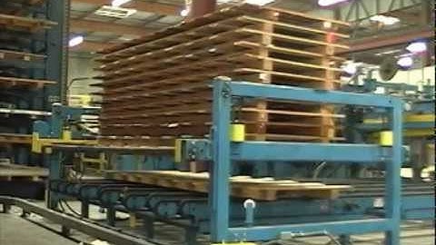 Cut-To-Length & Multi-Blanking Lines - Pallet Loading System Built by Red Bud Industries