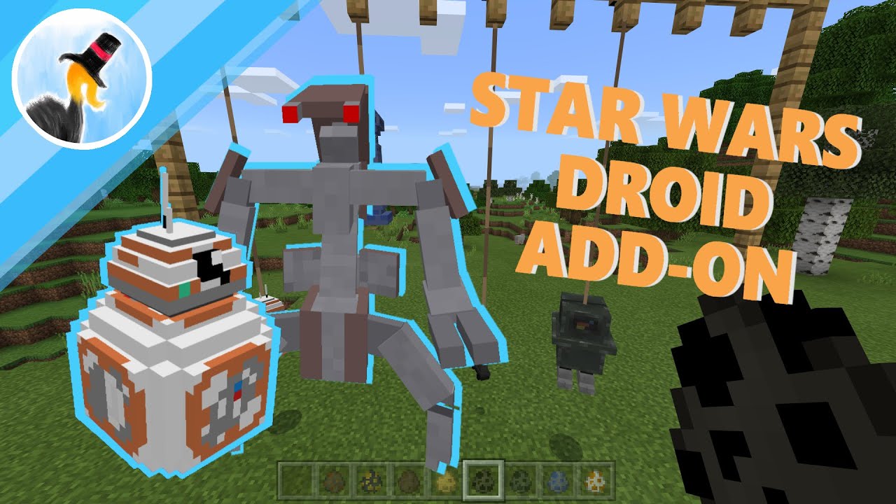 Star Wars Droids In Minecraft Minecraft Bedrock Add On Youtube