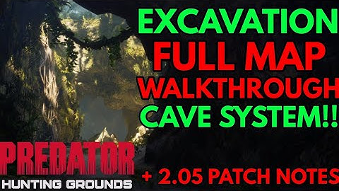 EXCAVATION | NEW MAP WALKTHROUGH | PREDATOR: HUNTING GROUNDS