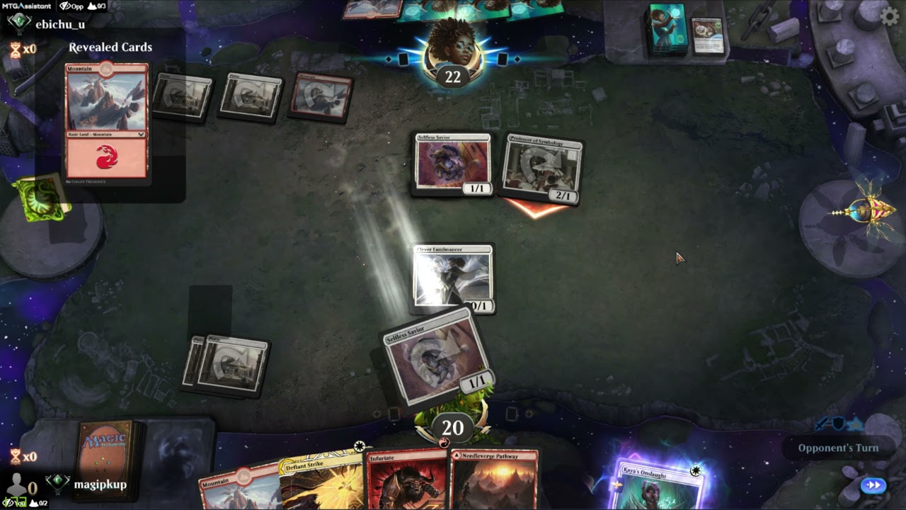 MTG Arena - Boros 3 turns kill - standard Strixhaven  magecraft