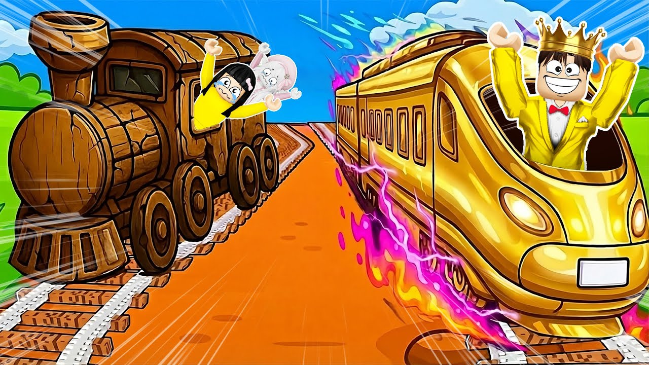 Yuta Mio Dan Baby Celine Buat Kereta Paling Cepat Di Dunia | ROBLOX