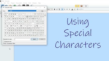 Scrivener 1 for Windows: Where Do I Find Accents?