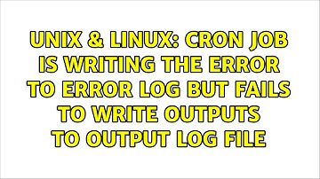 Cron job is writing the error to error log but fails to write outputs to output log file