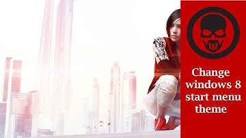 Change Windows 8 start menu background theme