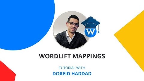 WordLift Mappings tutorial