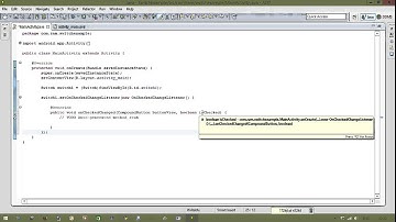 Android Tutorials - 19 : Switch Button Example