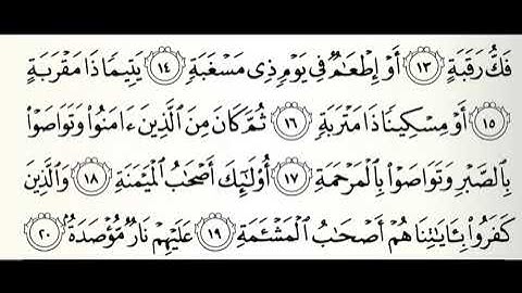 تلاوات مختارة سورة البلد القارئ ناصر علي الغامدي