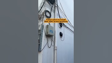 Install Fiber Optic Access Term