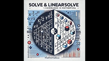 Solve command | LinearSolve command using mathematics for solving system of equations : Lec 5
