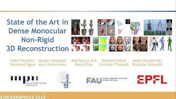 [EUROGRAPHICS 2023, STAR] Dense Monocular Non-Rigid 3D Reconstruction, PART 1: SfT and NRSfM