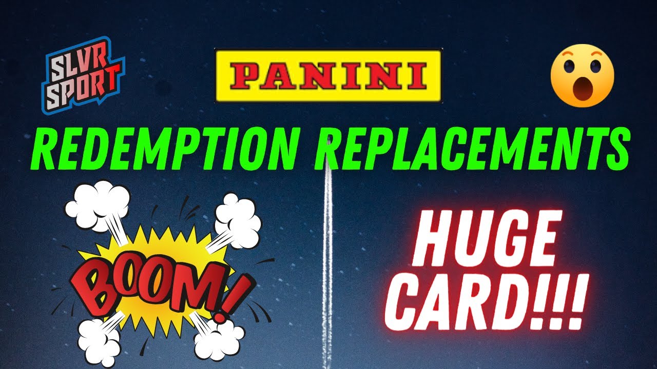 We Got Our Panini Redemption Replacements. 🔥 WOW! 🔥 YouTube
