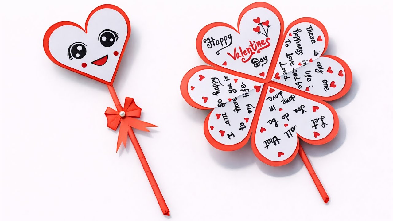 Cute Valentine’s Day Card ❤️ | Easy Paper Craft Gift | DIY Love Card Ideas