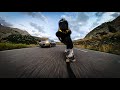 Skating the Mountains and passing Cars !!