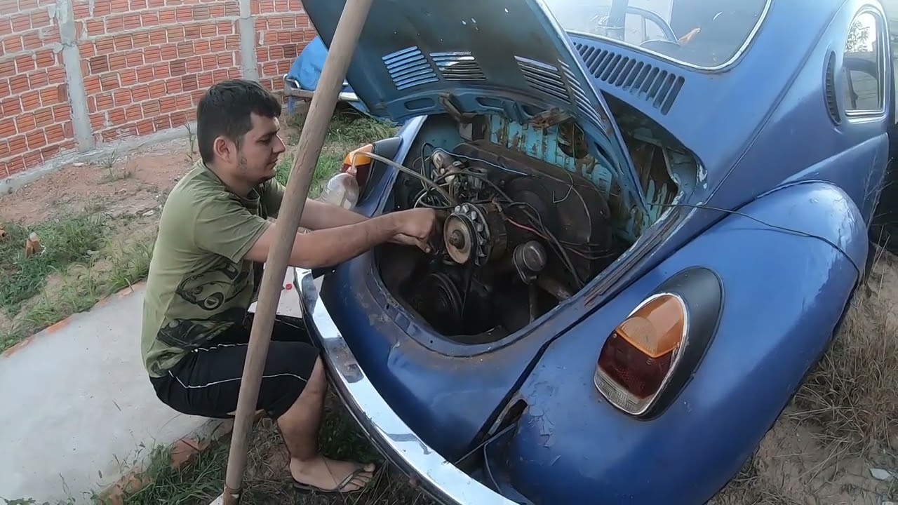 Comprei um Fusca Azul veio