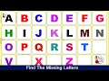 Hasta ramta  abc       phonics song with two words  a for apple  find the missing letter