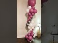 Amazing 3D Balloon Column #balloon #party #balloondecor