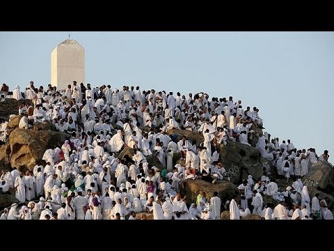 Hacı adayları Arafat'a ulaştı