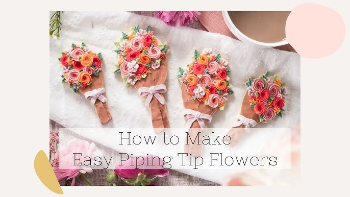 COOKIE DECORATING TIPS - The Easy Way to use Piping Tips, Couplers