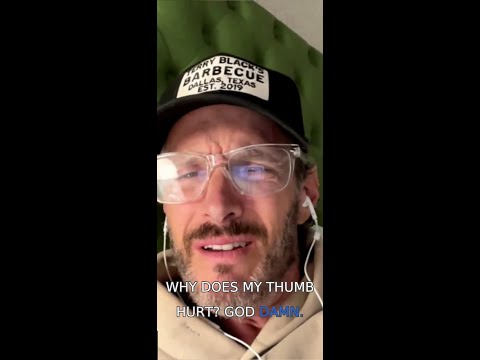 why does my thumb hurt...