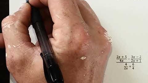 11 4 Adding and Subtracting Rational Expressions Video Tutorial