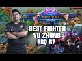Best fighter yu zhong  build and gameplay by rrq r7  mlbb