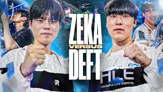 DEFT VS ZEKA - HLE VS KT - CAEDREL