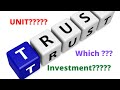 Introduction to Unit and Investment Trusts.