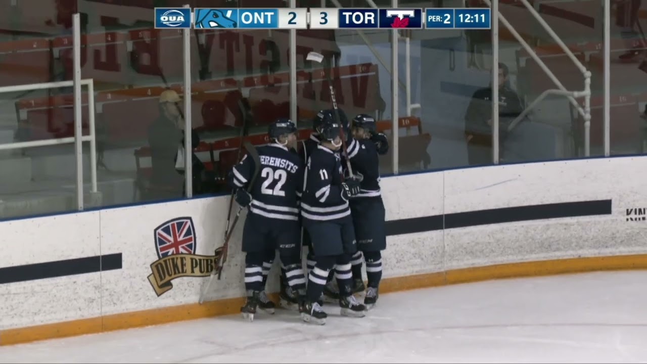 HIGHLIGHTS: Toronto 5, Ontario Tech 4 (Men's Hockey)