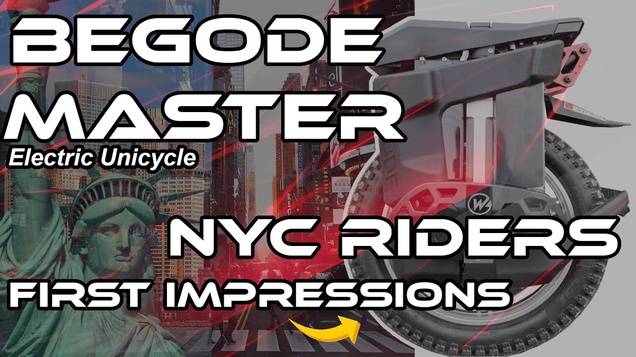 Begode Riders Begode MASTER First Impressions - NYC Riders test the FASTEST ...