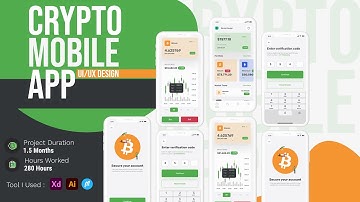 Designing an UI/UX for a crypto mobile application