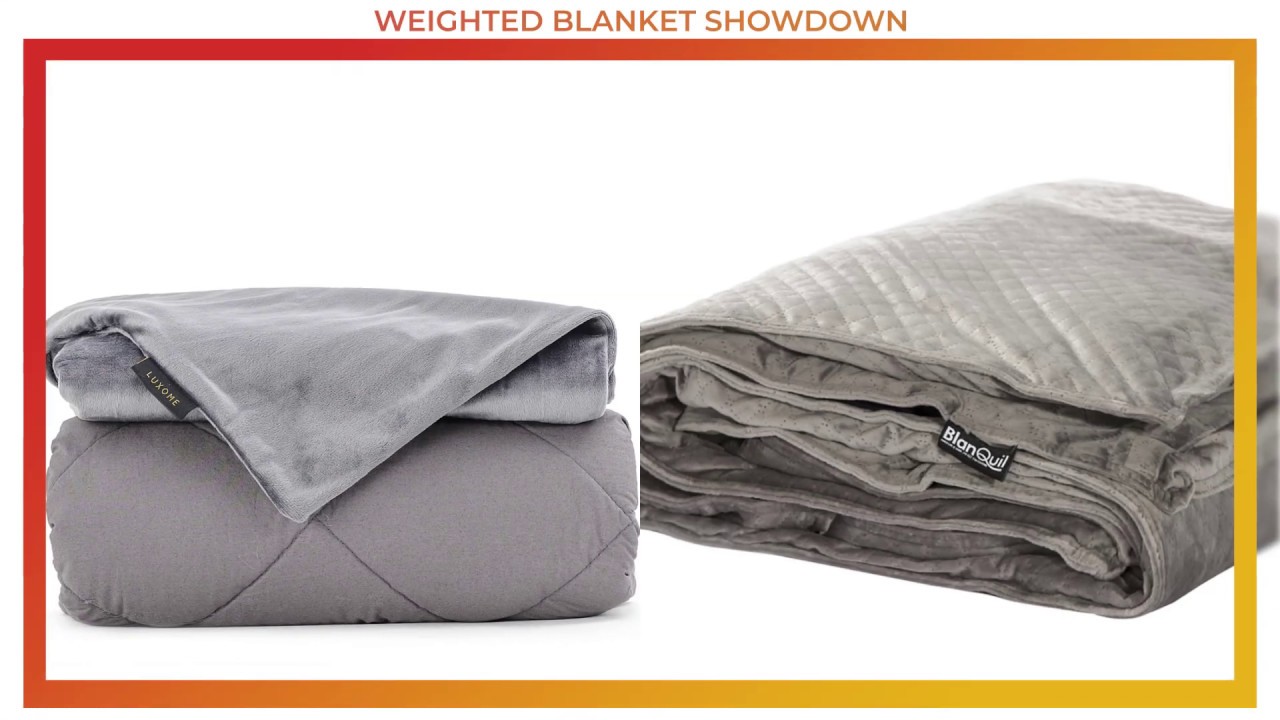 Blanquil Weighted Blanket Review VS. LUXOME - YouTube