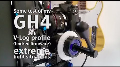 Panasonic GH4 VLog-L low light extreme test