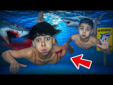 و أخيرا سبحنا في أعماق البحر ريان كان غادي يموت