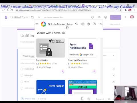 How to create time limits in google form quiz - YouTube