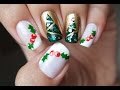 Unhas de Natal - Usando palito de dente e grampo de cabelo! =D