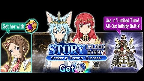 Sword Art Online Memory Defrag - Seeker of Arcana Success Event Full Story