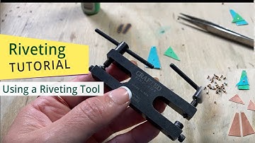 Riveting Tutorial using a Riveting Tool Copper Earring Project