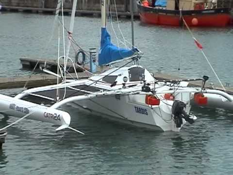 24 ft trimaran sailing