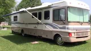 1999 Fleetwood Bounder 36S class A gas motorhome walkaround video