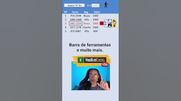 Aprenda Excel VBA em nosso canal #excel #excelbr #vbanoexcel #vba