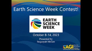 Contests of Earth Science Week 2023