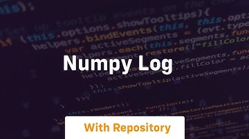 numpy log