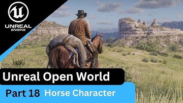 Unreal Engine 5 Horse Riding 1 - Horse Character : UE5 Open World Tutorials #18