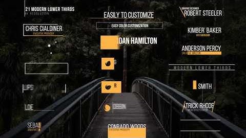 Simple Lower Thirds | Apple Motion Templates